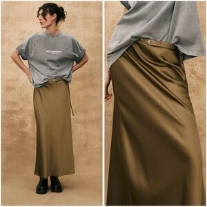 ZARA MIDI SKIRT WITH BELT